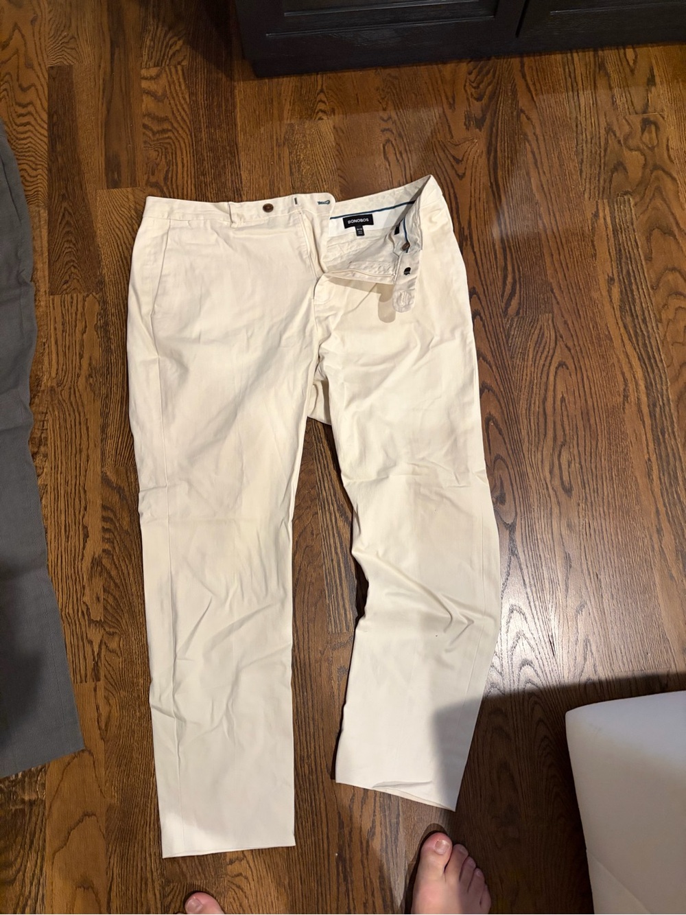 Bonobos Cream Chino Pants